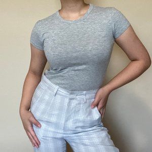 H&M Grey Basic crew-neck tee NWT